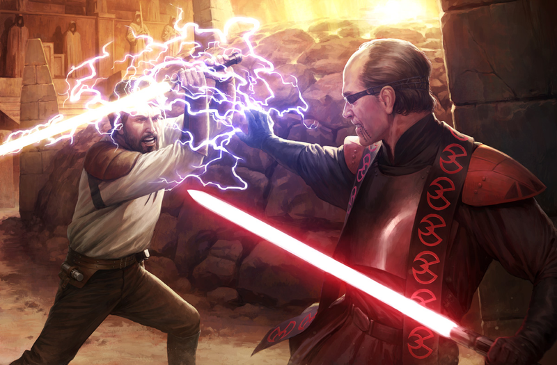 Illustration for article titled Do not underestimate the awesome power of this Star Wars art
